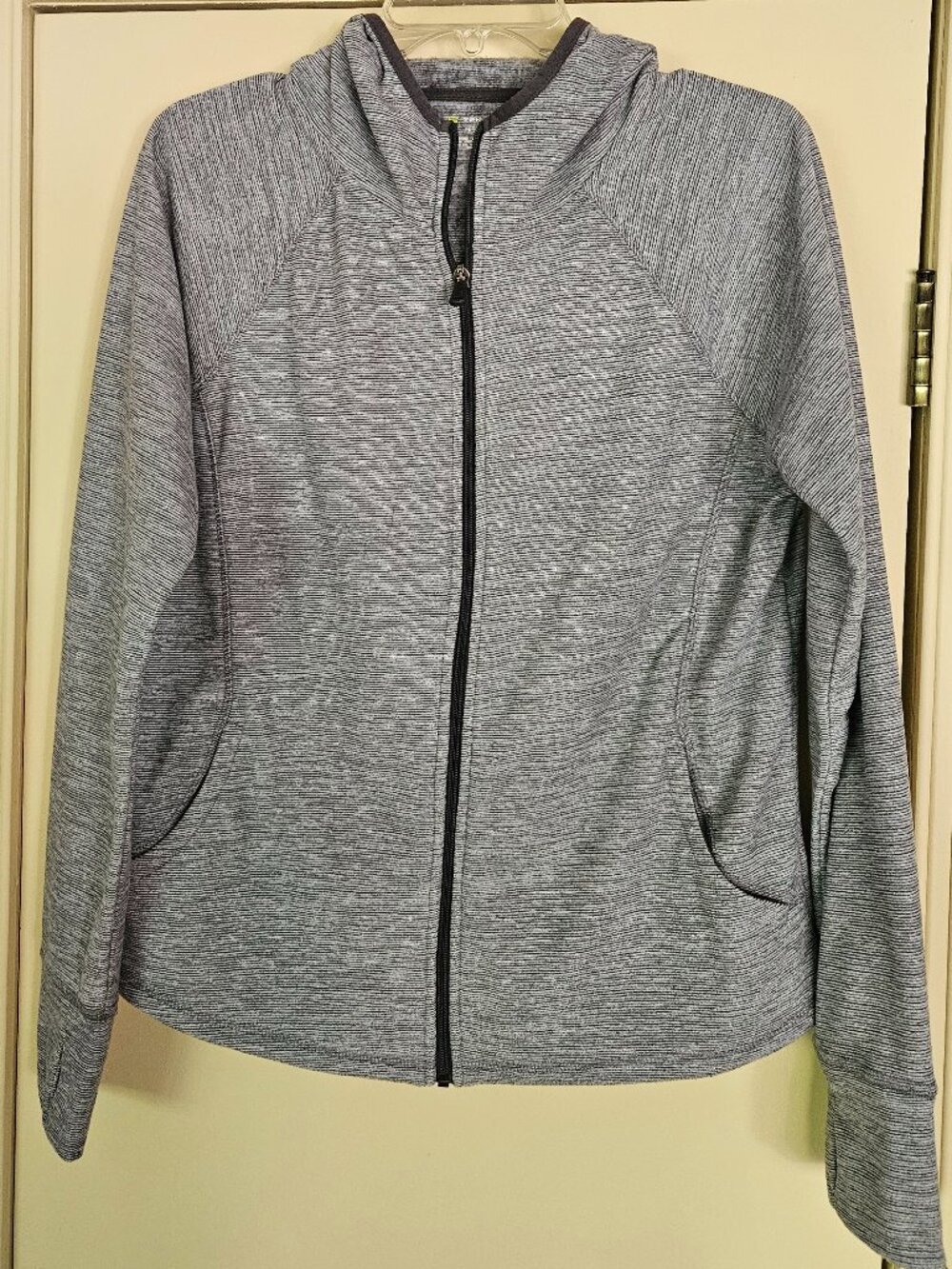Tek Gear Full Zip Hoodie PL Grey New wo Tags